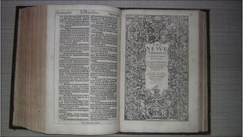 church-discovers-a-first-edition-king-james-bible-bbc-news