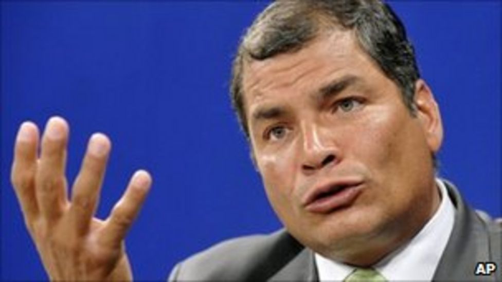 Ecuador Probes President Correa Link To Farc Rebels Bbc News