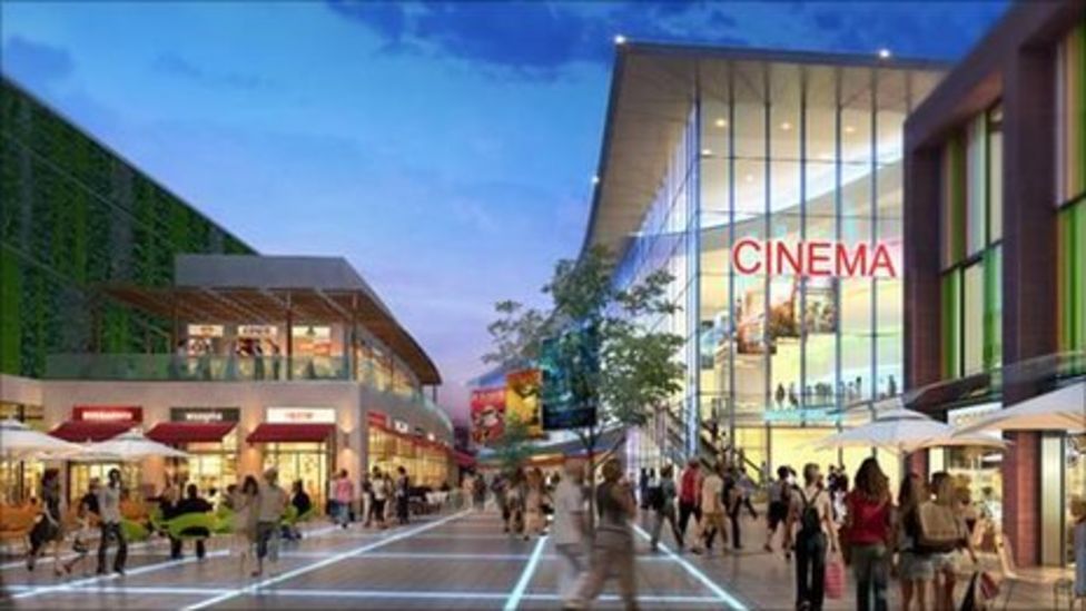 Telford £250m Southwater development opens BBC News