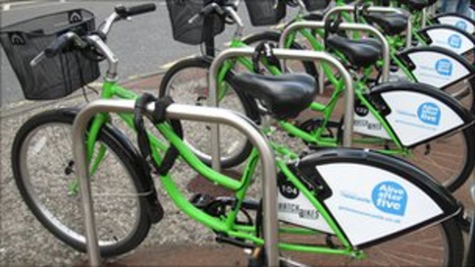 Cycle hire scheme extended across Newcastle BBC News