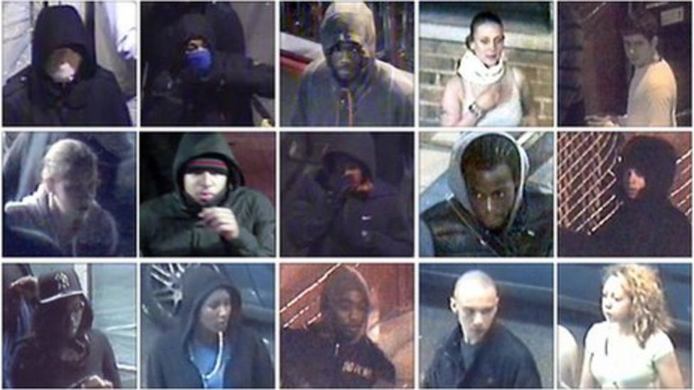 England riots Police release first CCTV suspect images BBC News