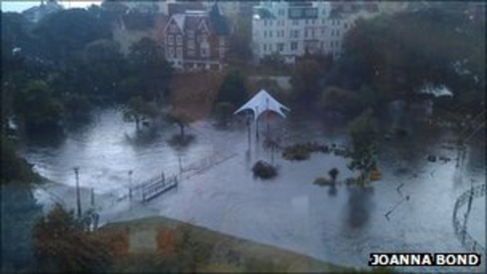 Dorset flash flooding causes disruption BBC News