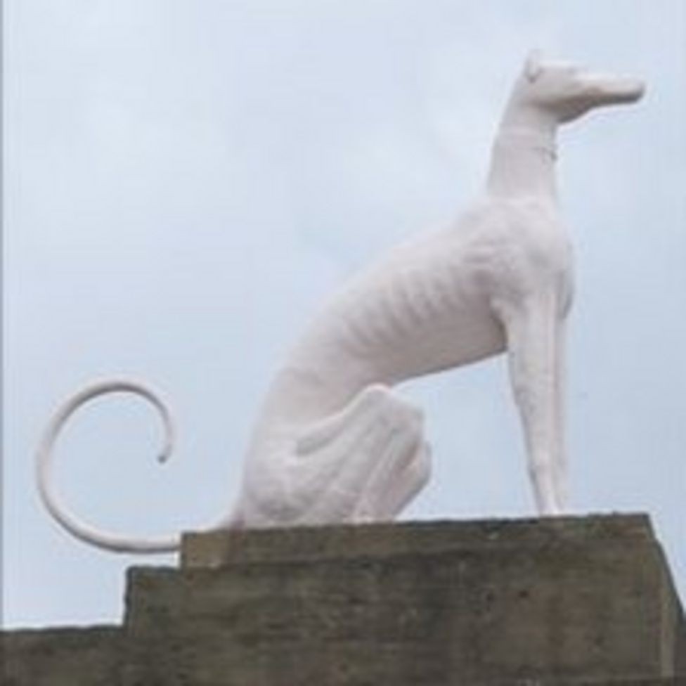 Wrexham makeover for Acton's 'four dogs' gate landmark BBC News