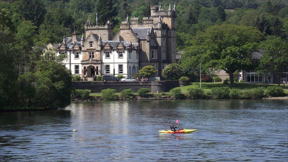 Cameron House Hotel on banks of Loch Lomond