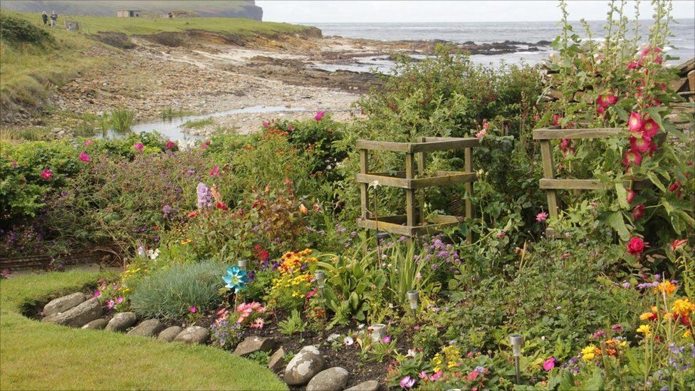 Garden on west coast of Orkney
