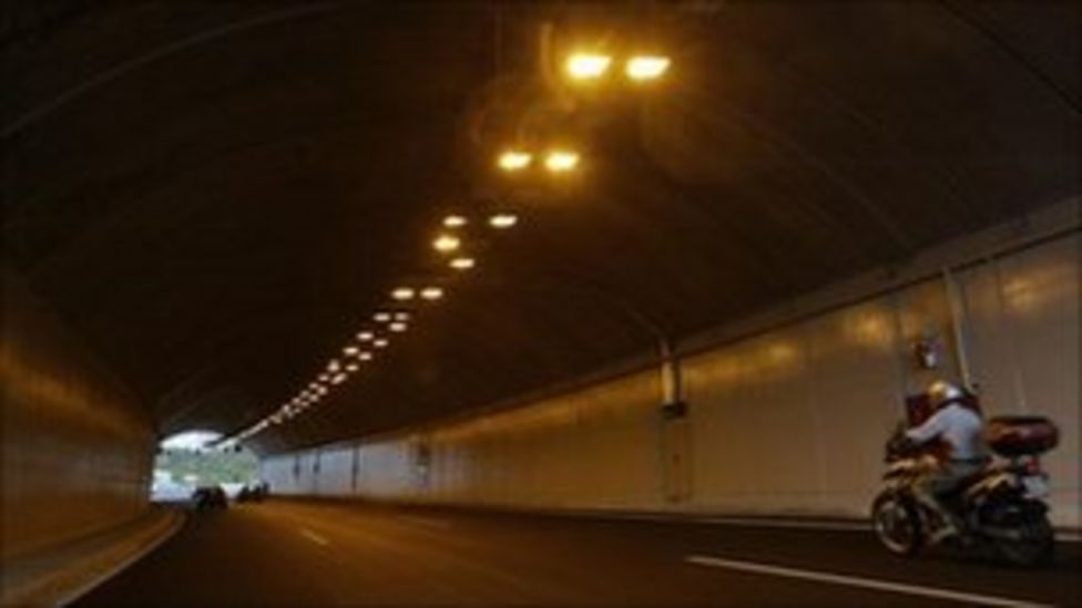 Tyne Tunnel charges made free for motorcyclists BBC News