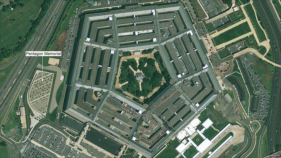 In Pictures Pentagon Before And After 9 11 BBC News
