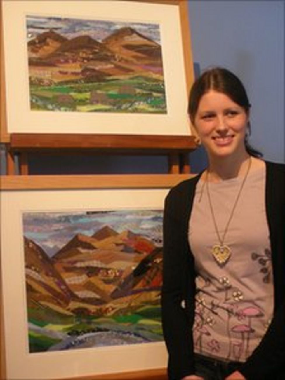 Snowdonia inspires Josie Russell in her textile art BBC News