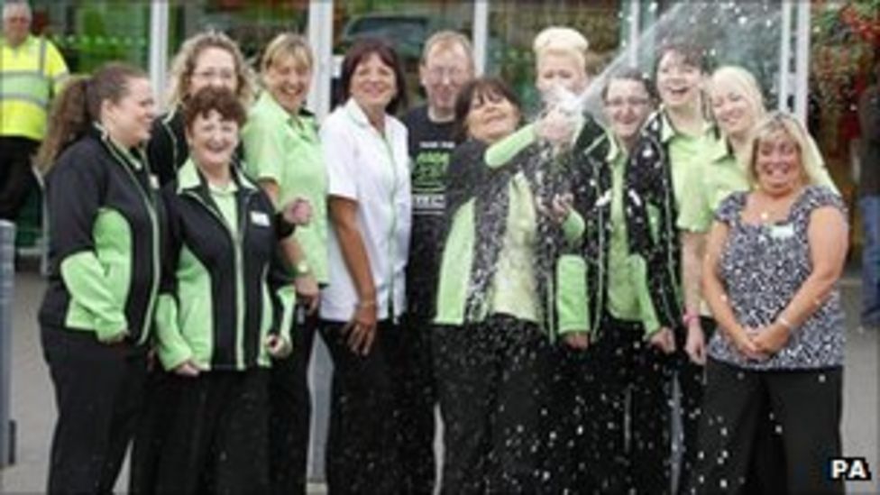 Hyde Asda workers in £6.8m lottery win BBC News
