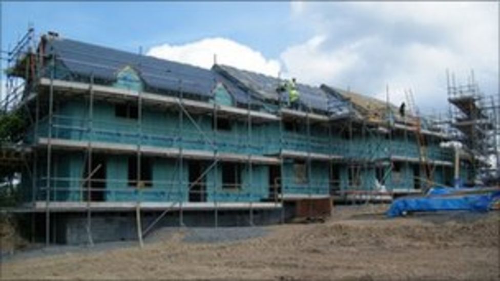High Bickington homes for rent take shape BBC News
