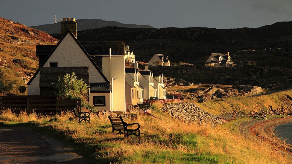 Houses in Ardmair Bay, Ullapool