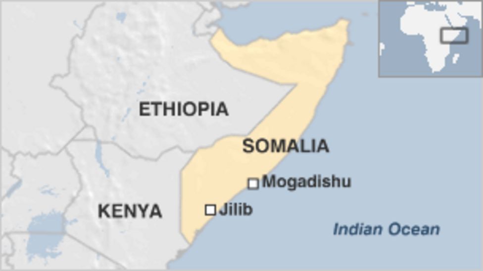 Kenya air raid in Somalia Jilib town 'kills civilians' - BBC News