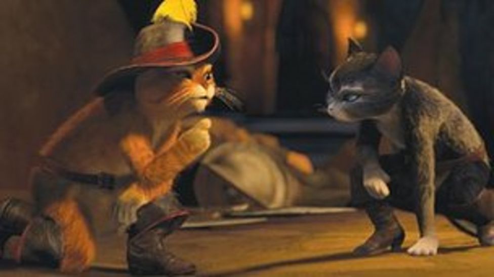 Puss in Boots keeps US box office chart crown BBC News