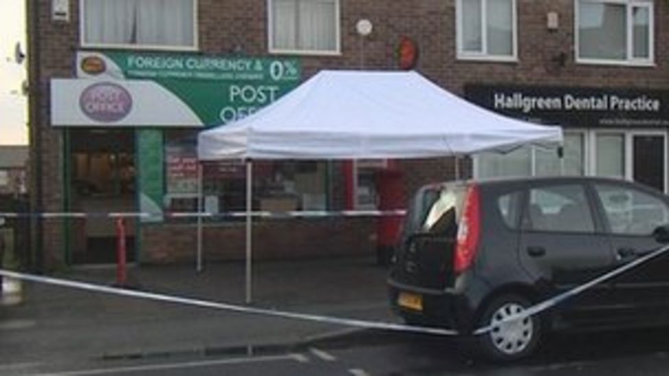 Man shot in Upholland post office raid BBC News