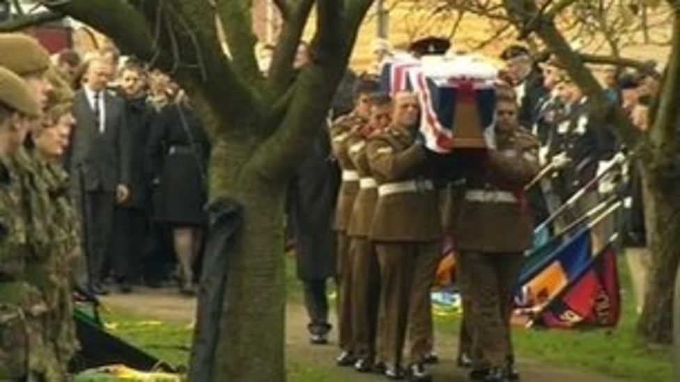 Funeral for Barnsley soldier Matthew Thornton BBC News