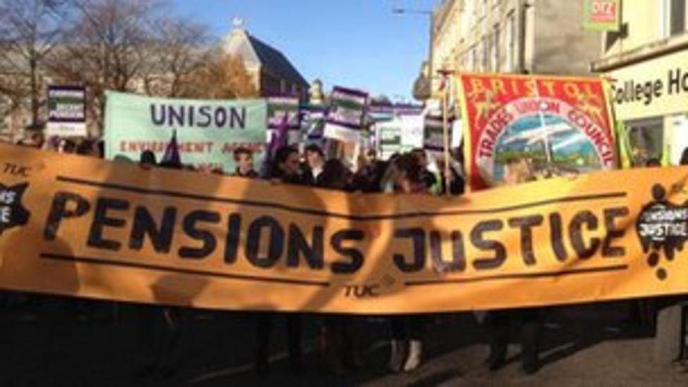 Bristol strikes Thousands march in city centre BBC News