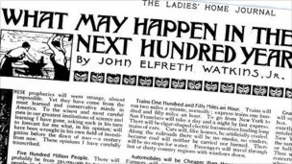 Ten 100year predictions that came true BBC News