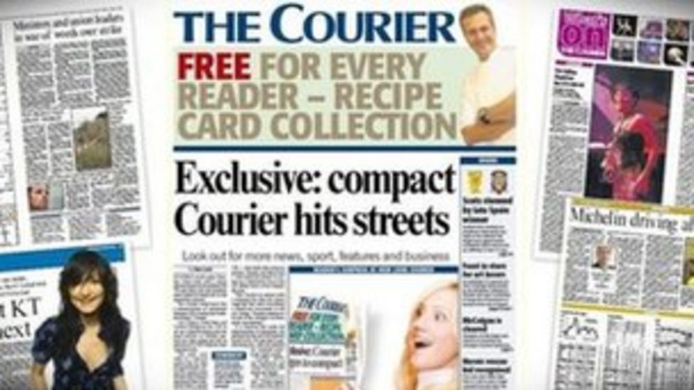 Dundee Courier makes move to compact BBC News