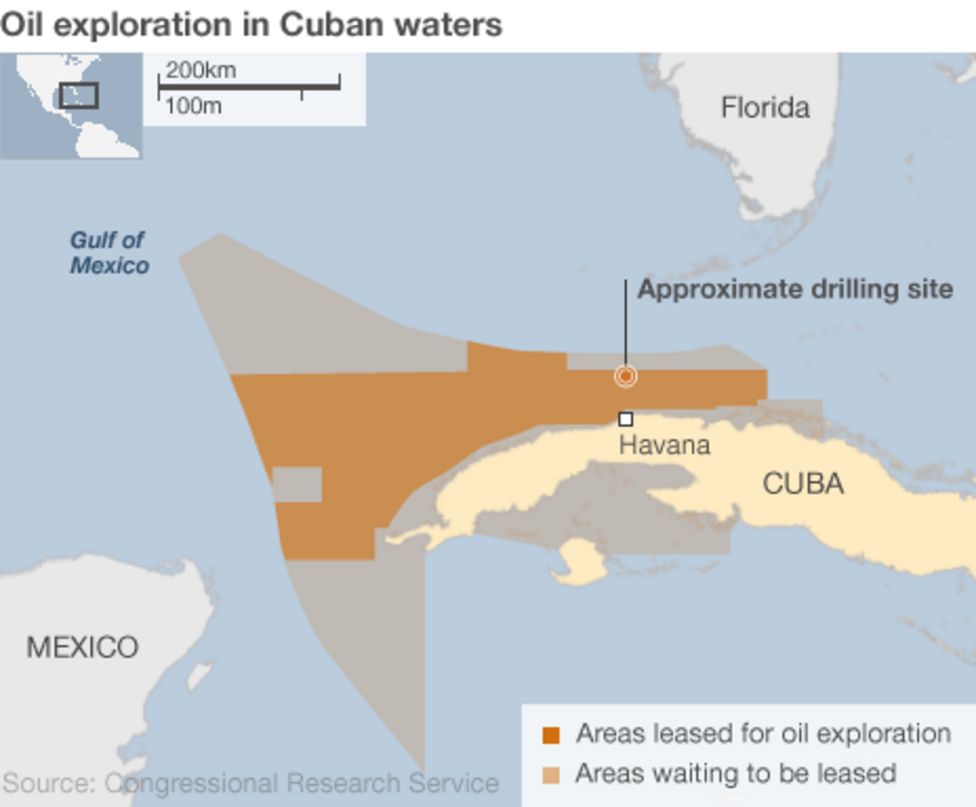 Cuba oil Offshore exploration brings hopes and fears BBC News