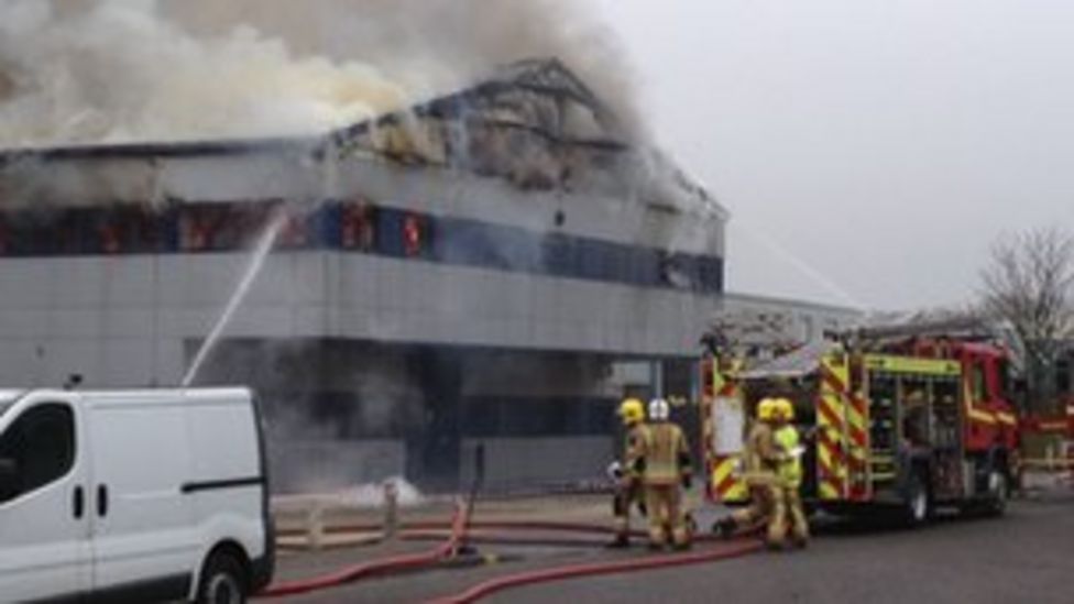Investigation into shredding plant fire in Norwich BBC News