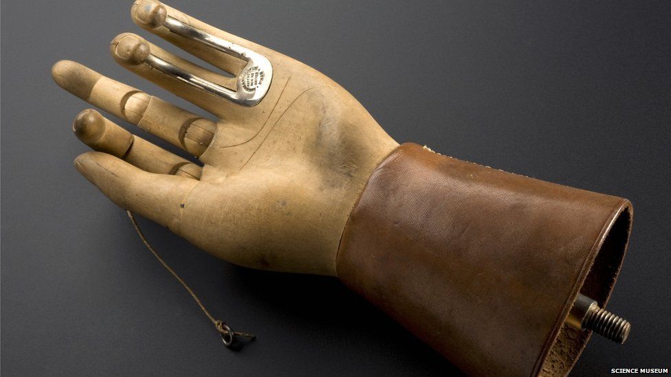 Hand with drawstring mechanism. Credit: Science Museum, Brought to Life exhibit