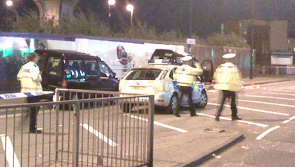 Cardiff Road Incident Taxi Driver Arrested After Pedestrians Hurt Bbc News