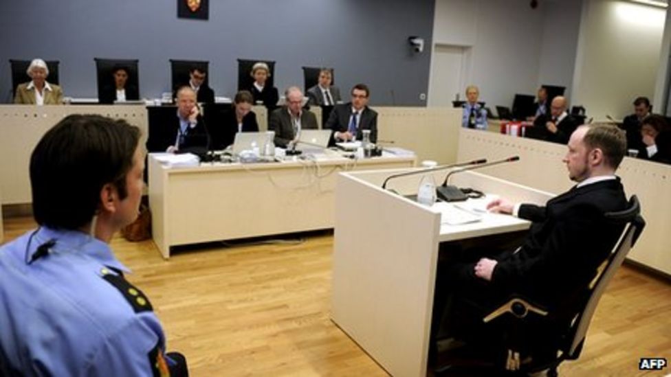 Norway No Escape From Breivik Trial Bbc News