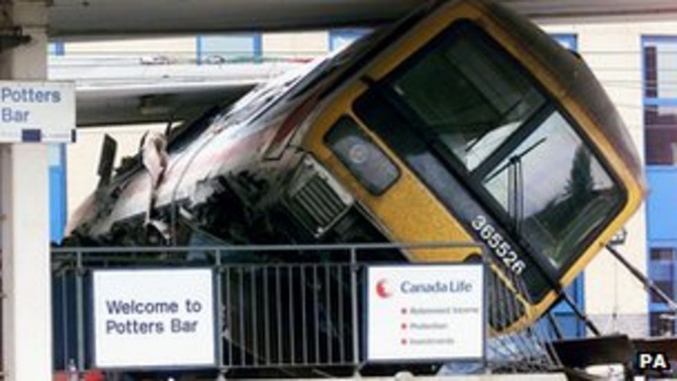 Potters Bar rail crash 10th anniversary marked BBC News