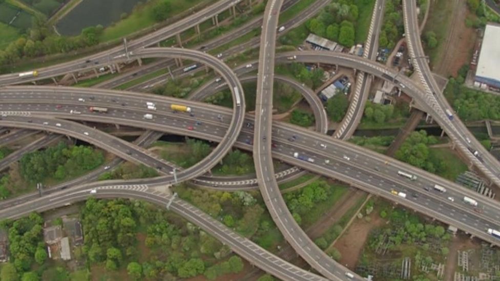 Spaghetti Junction at 50: What lies beneath? - BBC News