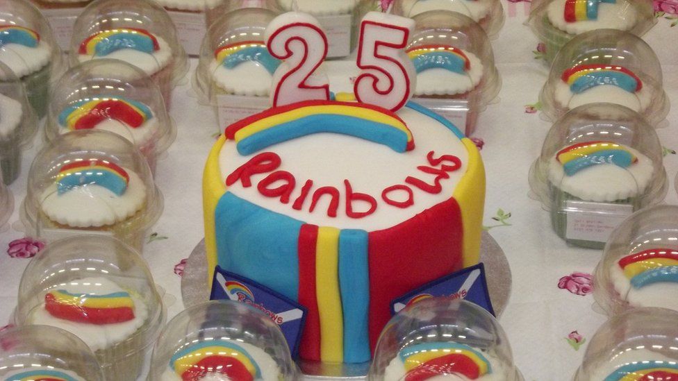 25th anniversary cake