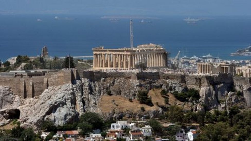 Man badly injured in fall from Acropolis in Greece - BBC News