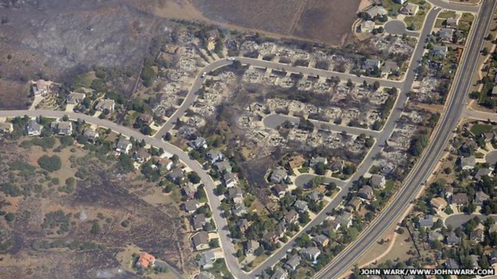 Hundreds of Colorado Springs homes destroyed in fire BBC News