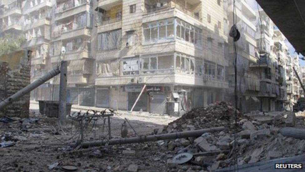 Syria conflict Aleppo districts 'under fresh assault' BBC News