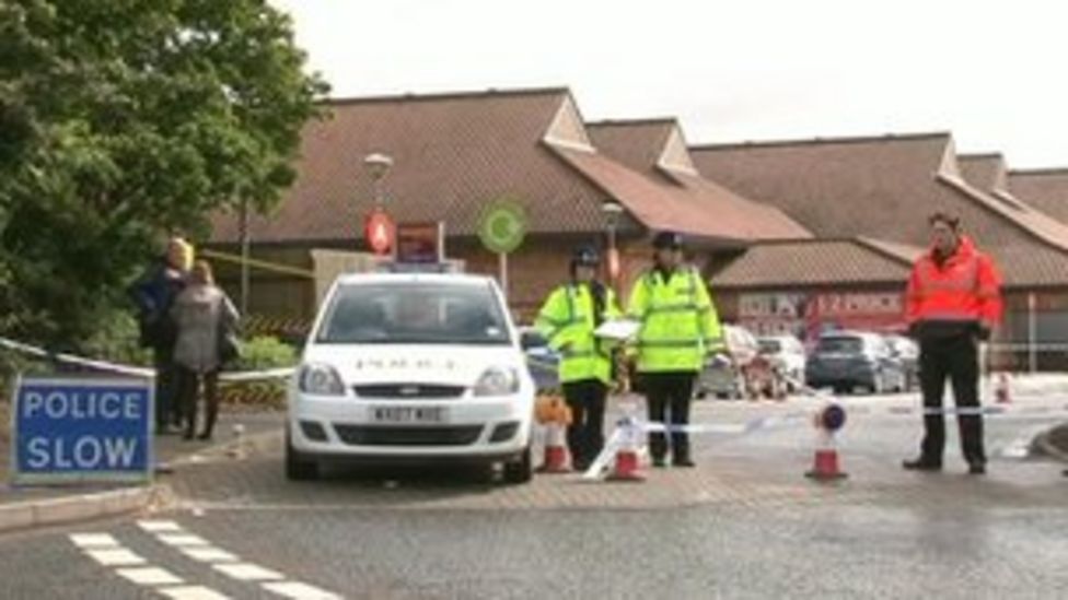Chippenham Sainsbury's car park fire death woman named BBC News