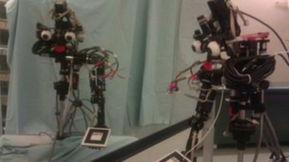 Robot learns to recognise itself in mirror BBC News