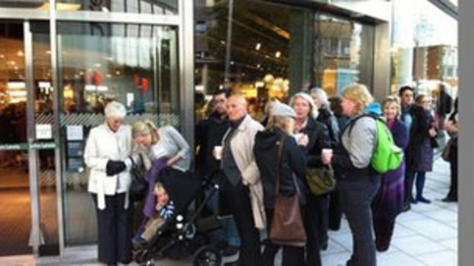 Exeter John Lewis opens with £7m worth of stock BBC News