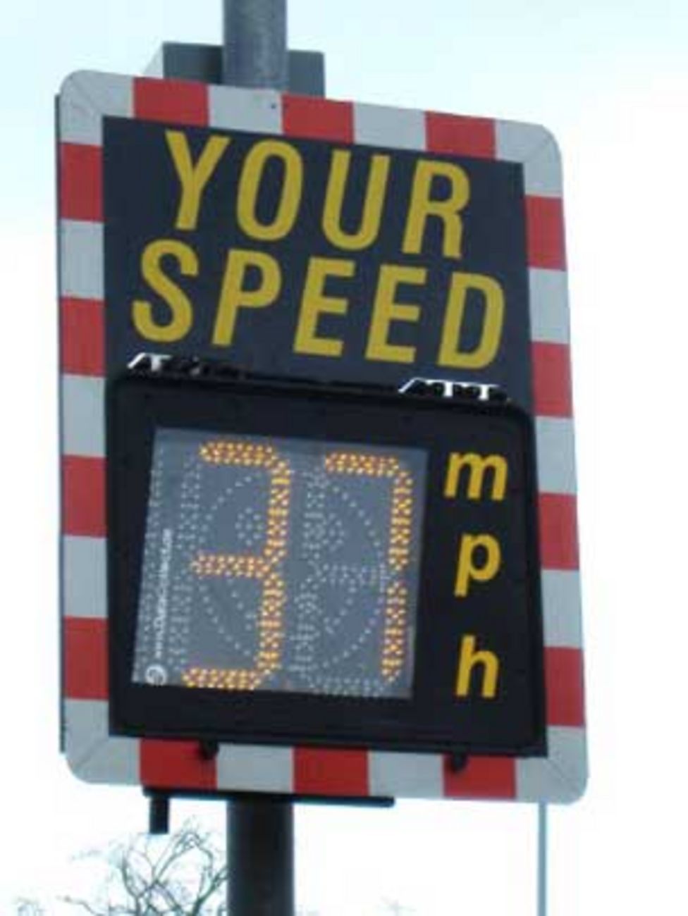 Somerset villages share portable speed indicator signs BBC News