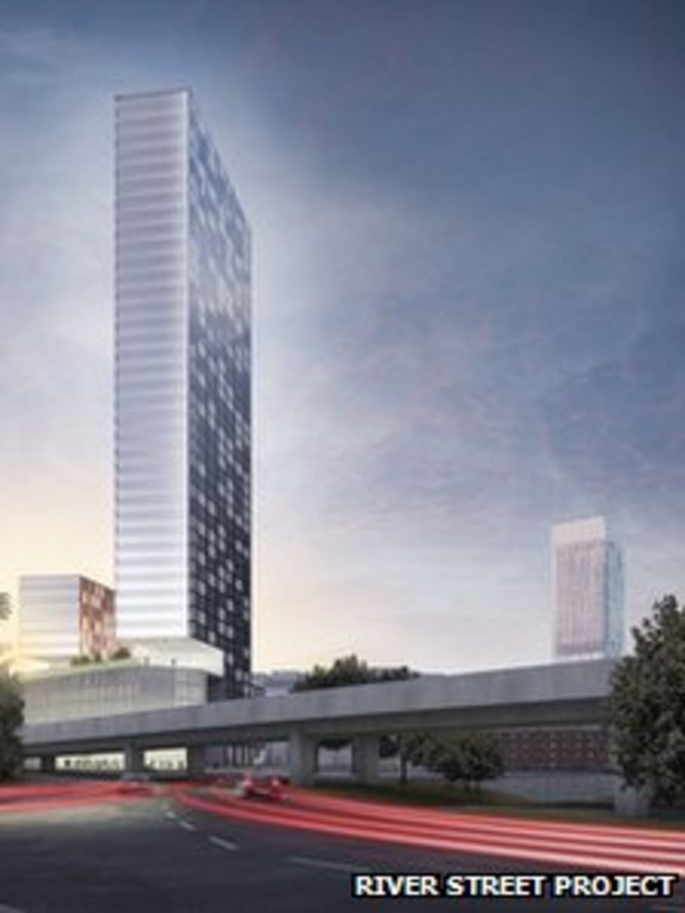 Manchester's River Street tower gets planning approval - BBC News