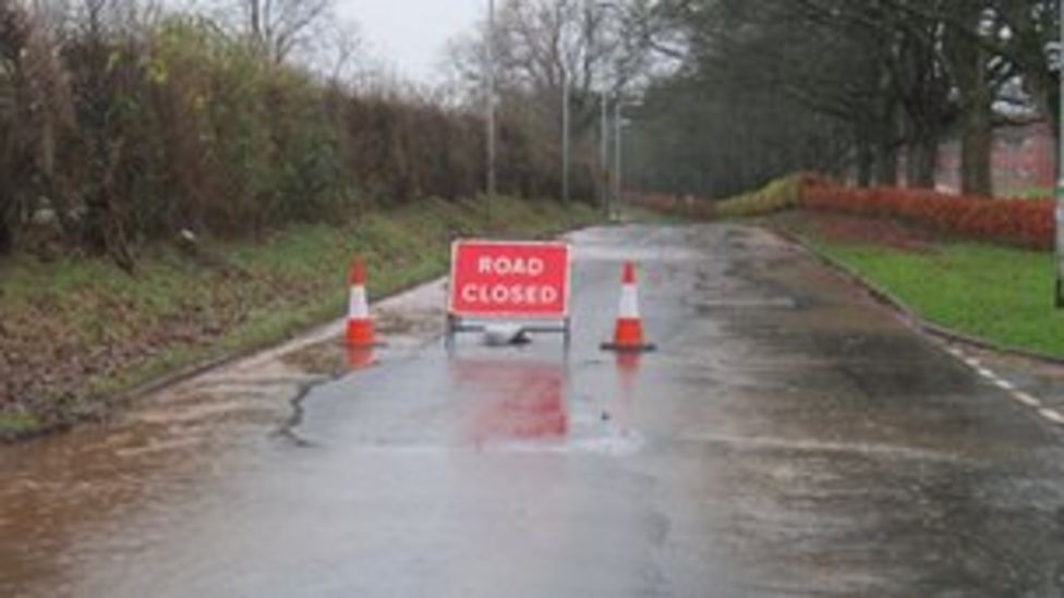 Second flood hits Whitesands area in Dumfries BBC News