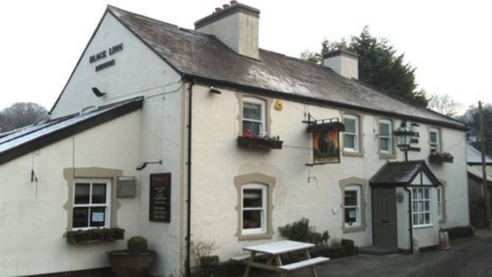 Wales floods Black Lion in Llanfair Talhaiarn reopens BBC News