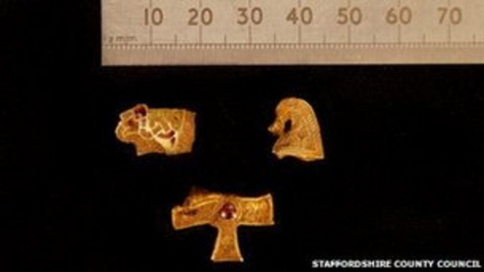 Staffordshire Hoard inquest rules most new items treasure - BBC News