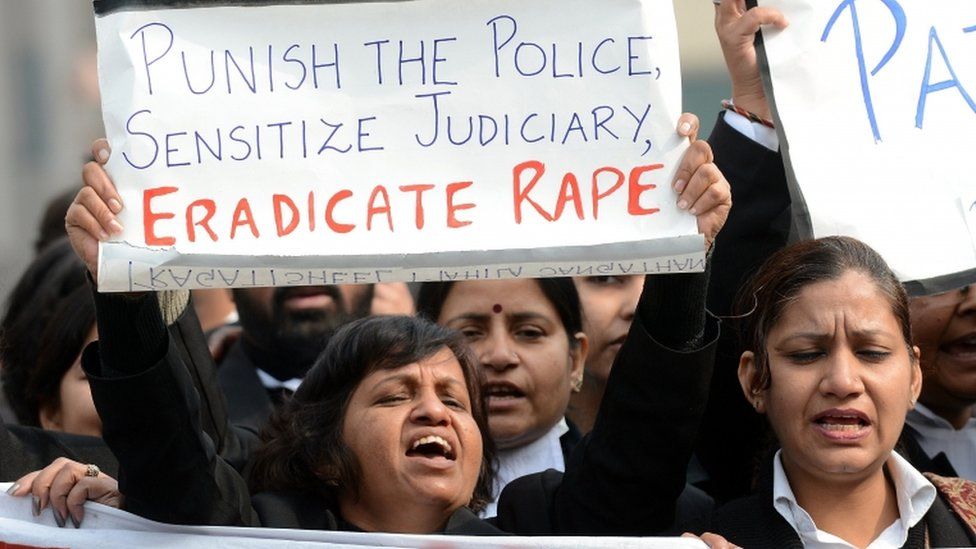 Anti-rape protest in Delhi on 3 Jan 2012