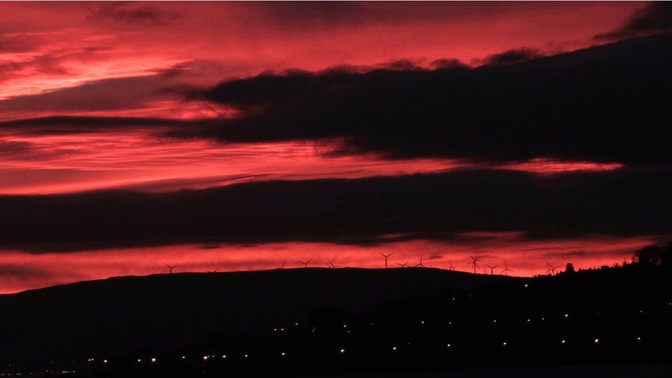 Sunrise over Ayrshire