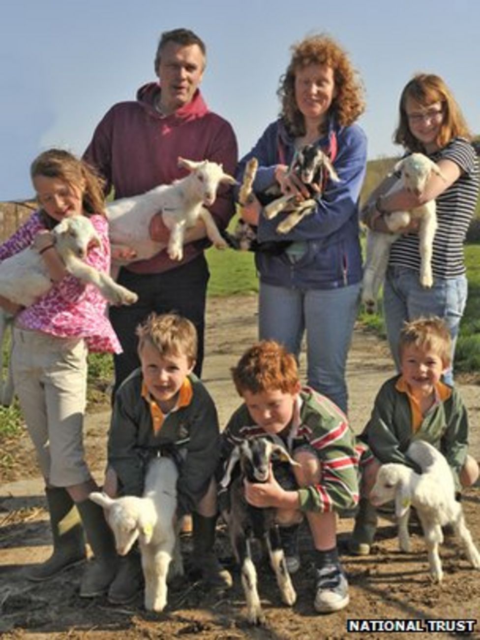 Amiss Family Takes On National Trust s Tregullas Farm BBC News