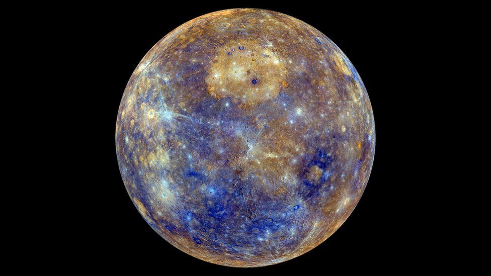 Mercury eight colour map