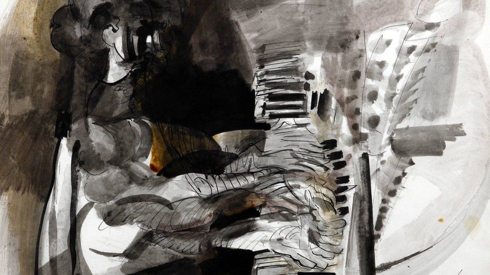 'The Pianist' gan Ceri Richards