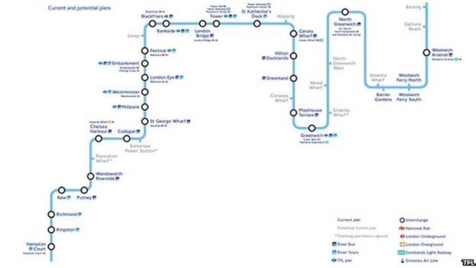 New London river stops earmarked in 2020 push - BBC News