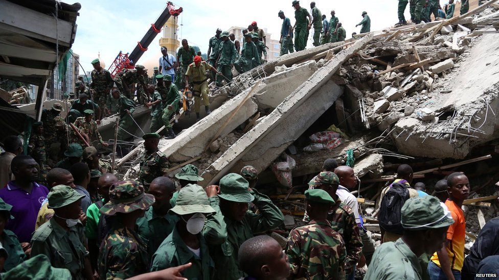 In Pictures: Tanzania Building Collapse - BBC News