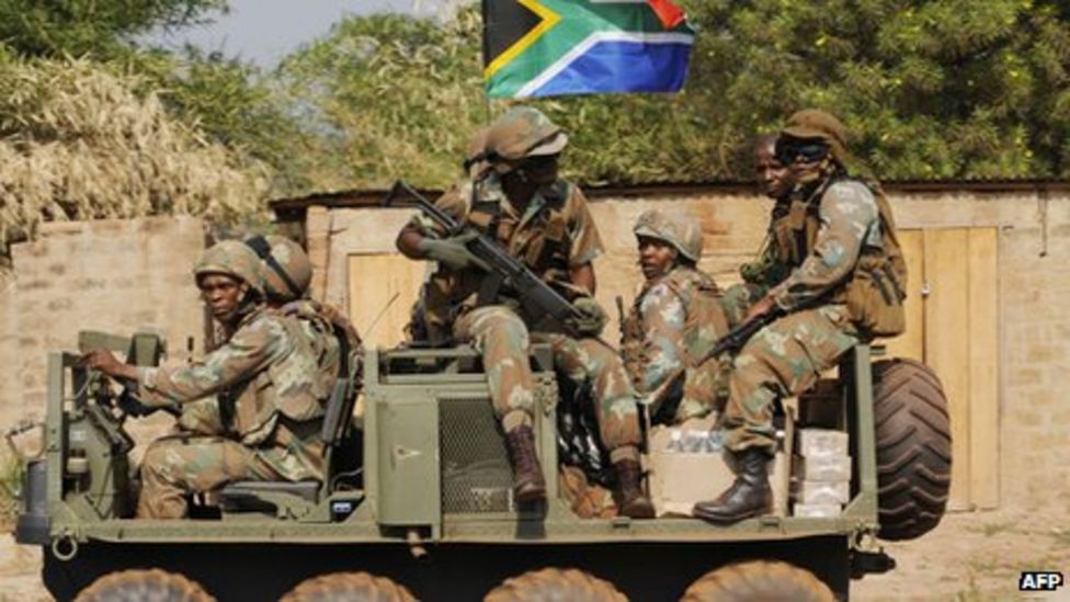 South Africa army 'not scared' of DR Congo conflict BBC News