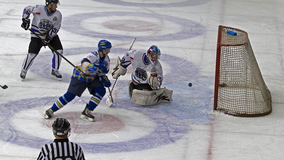 Fife Flyers ice hockey players